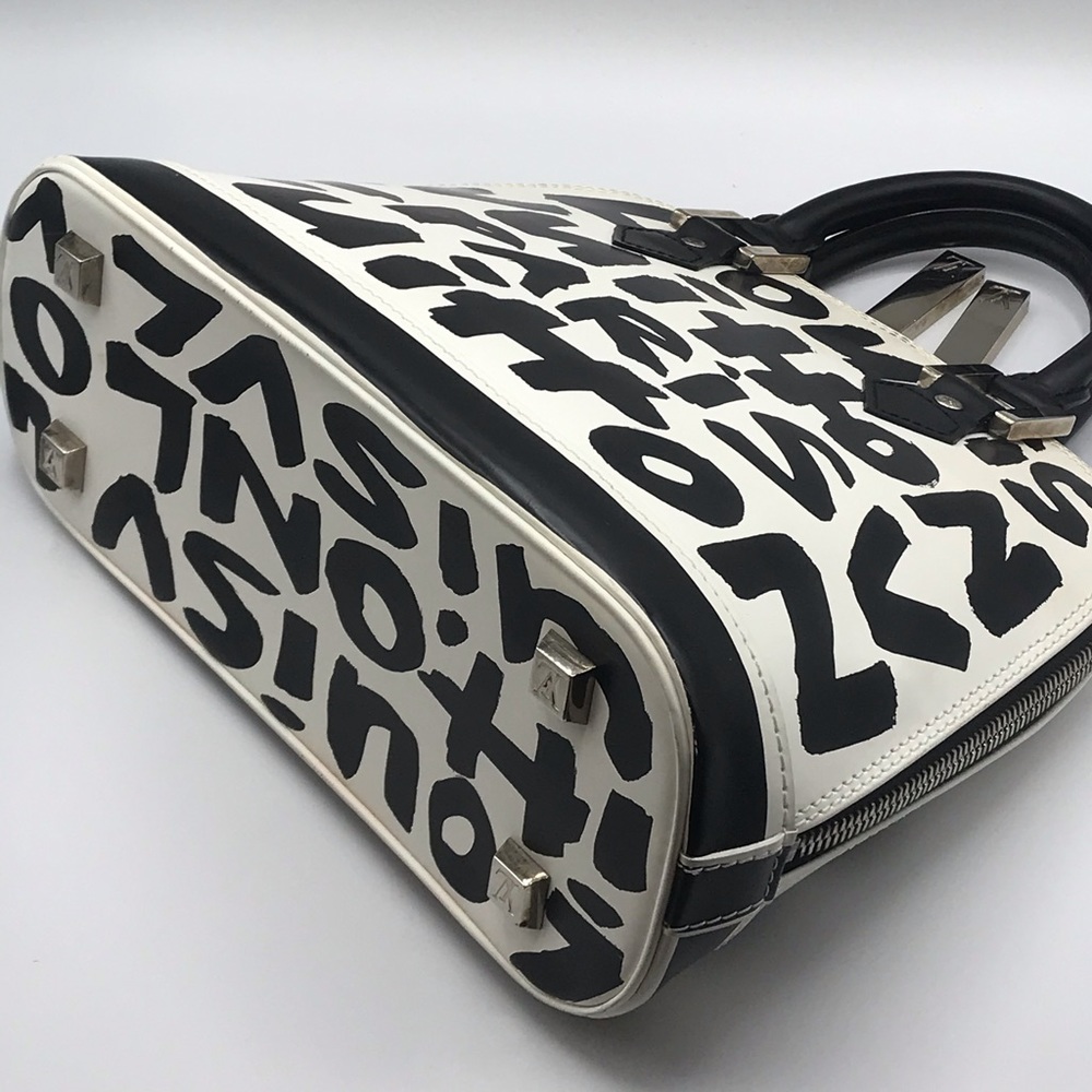 Louis Vuitton Graffiti Alma Stephen Sprouse MM Collector’s Rare Limited Handbag - Picture 6 of 16